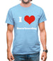 I Love Snowboarding Mens T-Shirt