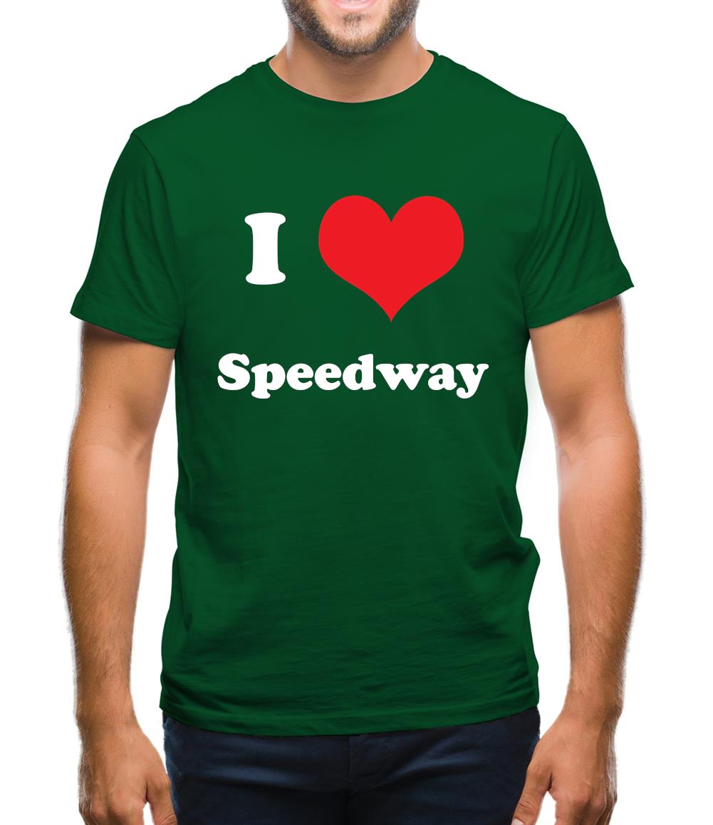 I Love Speedway Mens T-Shirt