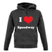 I Love Speedway unisex hoodie