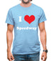 I Love Speedway Mens T-Shirt