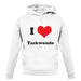 I Love Taekwondo unisex hoodie