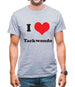 I Love Taekwondo Mens T-Shirt