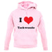 I Love Taekwondo unisex hoodie