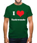 I Love Taekwondo Mens T-Shirt