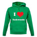 I Love Taekwondo unisex hoodie