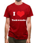 I Love Taekwondo Mens T-Shirt