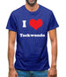 I Love Taekwondo Mens T-Shirt