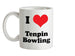 I Love Tenpin Bowling Ceramic Mug