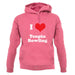 I Love Tenpin Bowling unisex hoodie