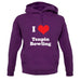 I Love Tenpin Bowling unisex hoodie