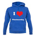 I Love Wakeboarding unisex hoodie