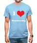 I Love Wakeboarding Mens T-Shirt