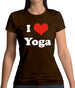 I Love Yoga Womens T-Shirt