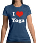 I Love Yoga Womens T-Shirt