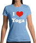 I Love Yoga Womens T-Shirt