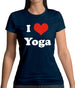 I Love Yoga Womens T-Shirt