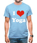 I Love Yoga Mens T-Shirt