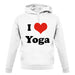 I Love Yoga unisex hoodie