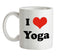 I Love Yoga Ceramic Mug