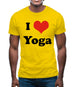 I Love Yoga Mens T-Shirt