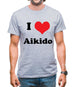 I Love Aikido Mens T-Shirt