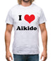 I Love Aikido Mens T-Shirt