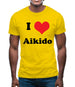 I Love Aikido Mens T-Shirt