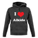 I Love Aikido unisex hoodie