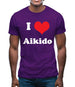 I Love Aikido Mens T-Shirt