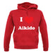 I Love Aikido unisex hoodie