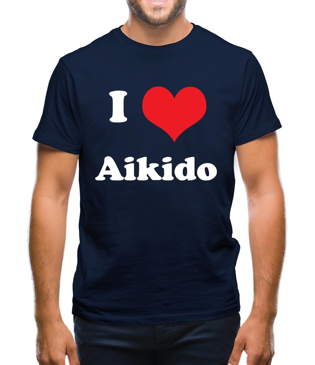 I Love Aikido Mens T-Shirt
