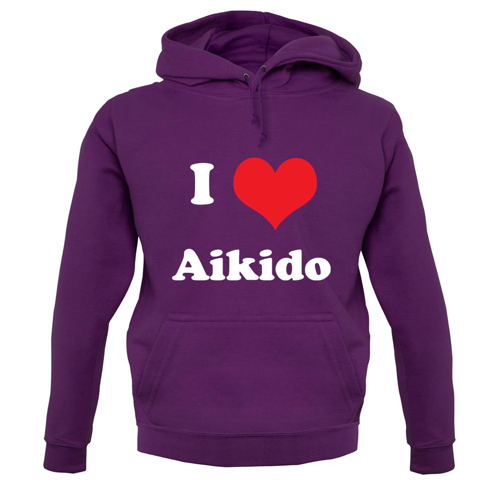 I Love Aikido unisex hoodie