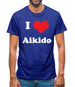 I Love Aikido Mens T-Shirt