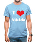 I Love Aikido Mens T-Shirt