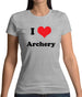 I Love Archery Womens T-Shirt