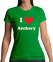 I Love Archery Womens T-Shirt