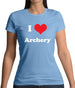 I Love Archery Womens T-Shirt