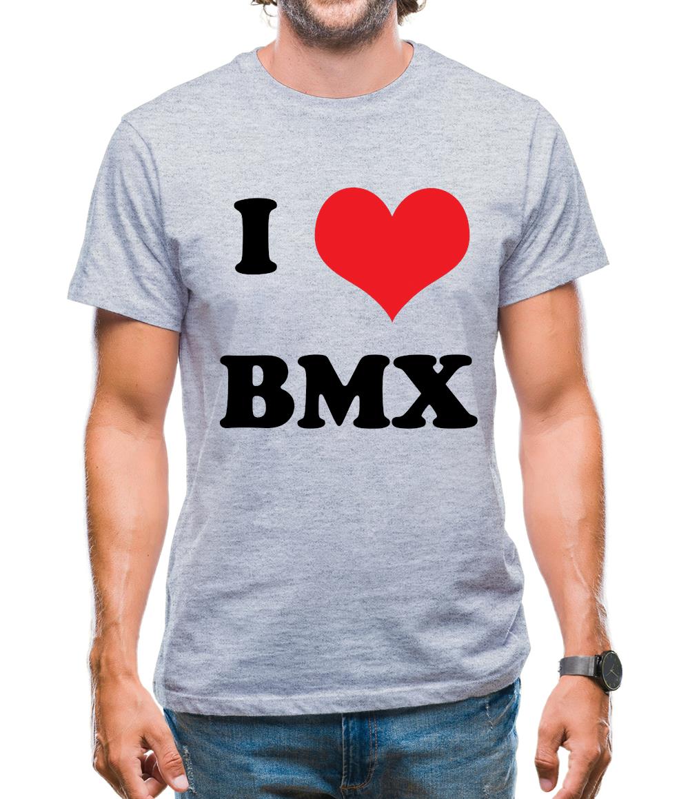 I Love Bmx Mens T-Shirt