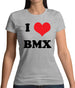 I Love Bmx Womens T-Shirt
