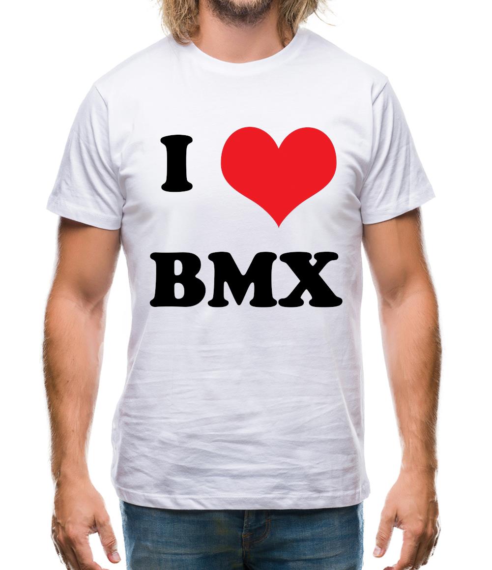 I Love Bmx Mens T-Shirt