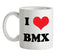 I Love BMX Ceramic Mug