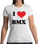 I Love Bmx Womens T-Shirt