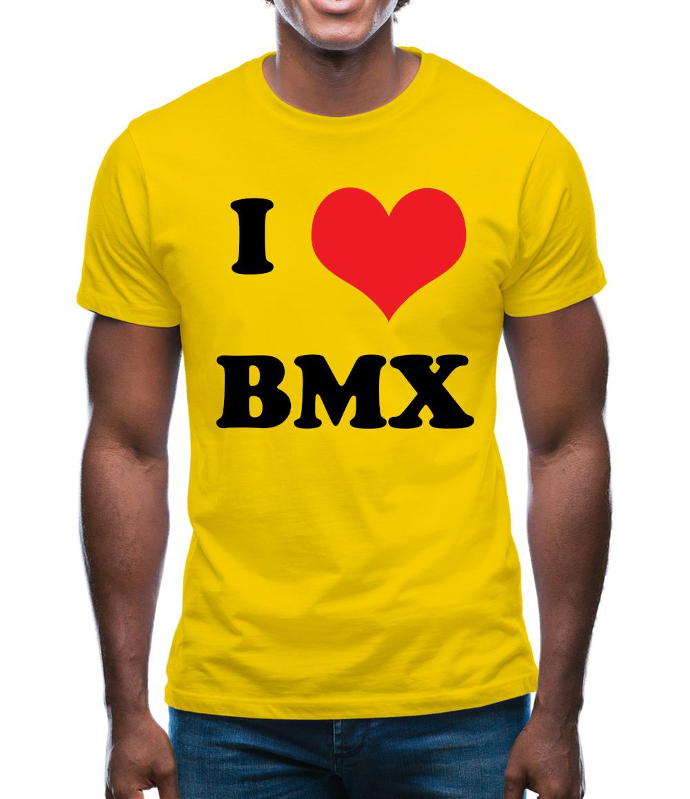 I Love Bmx Mens T-Shirt