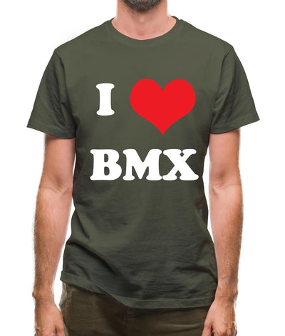 I Love Bmx Mens T-Shirt