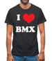 I Love Bmx Mens T-Shirt