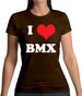 I Love Bmx Womens T-Shirt