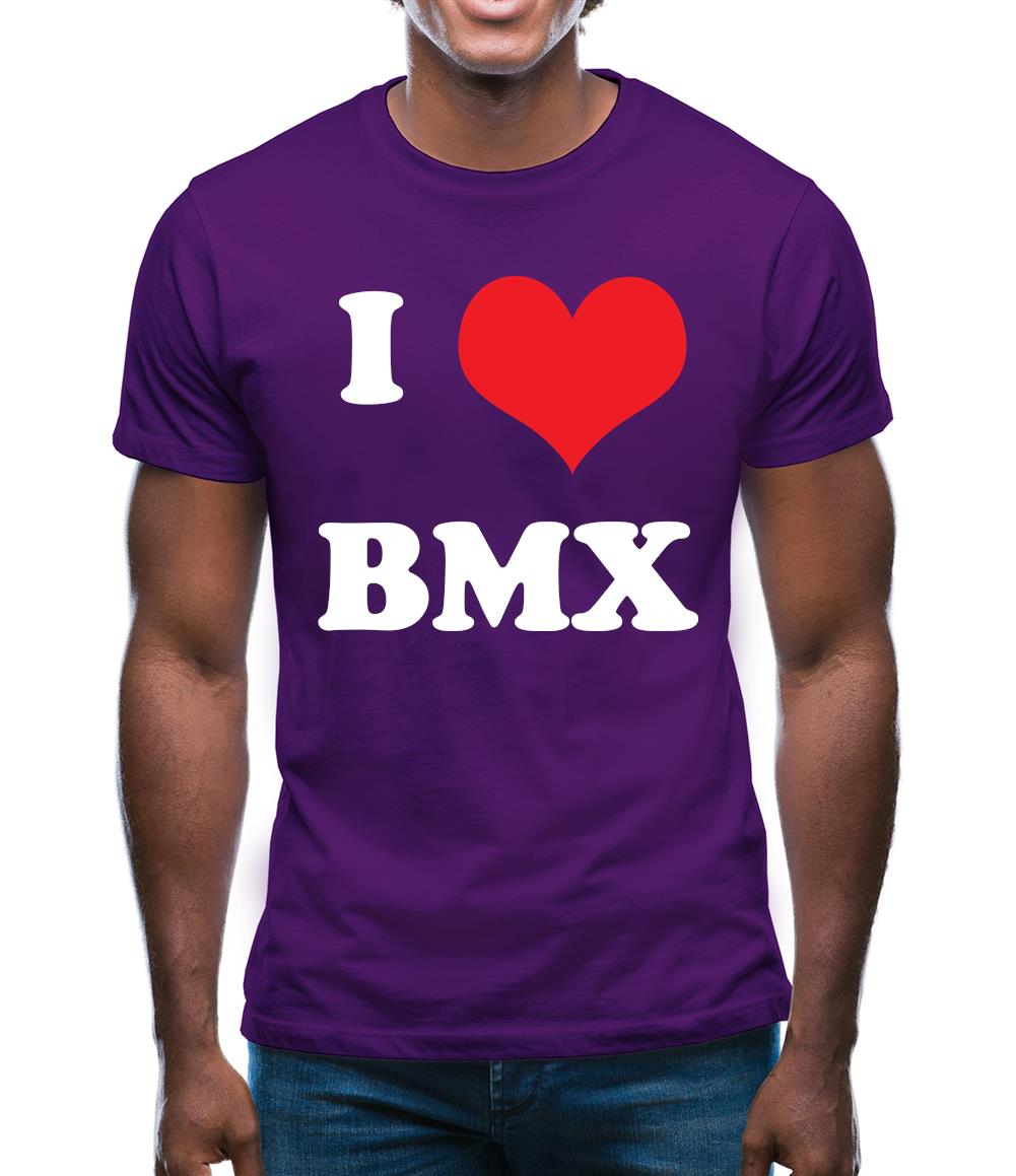 I Love Bmx Mens T-Shirt