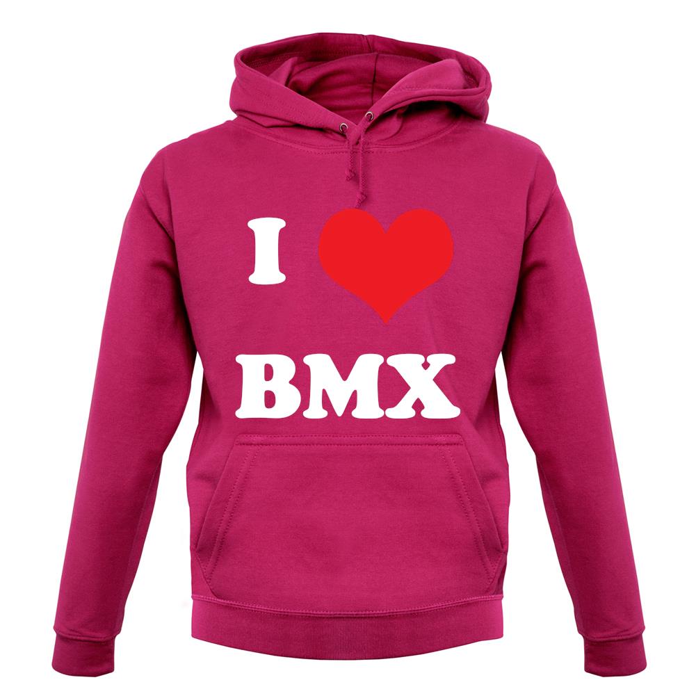 I Love Bmx unisex hoodie
