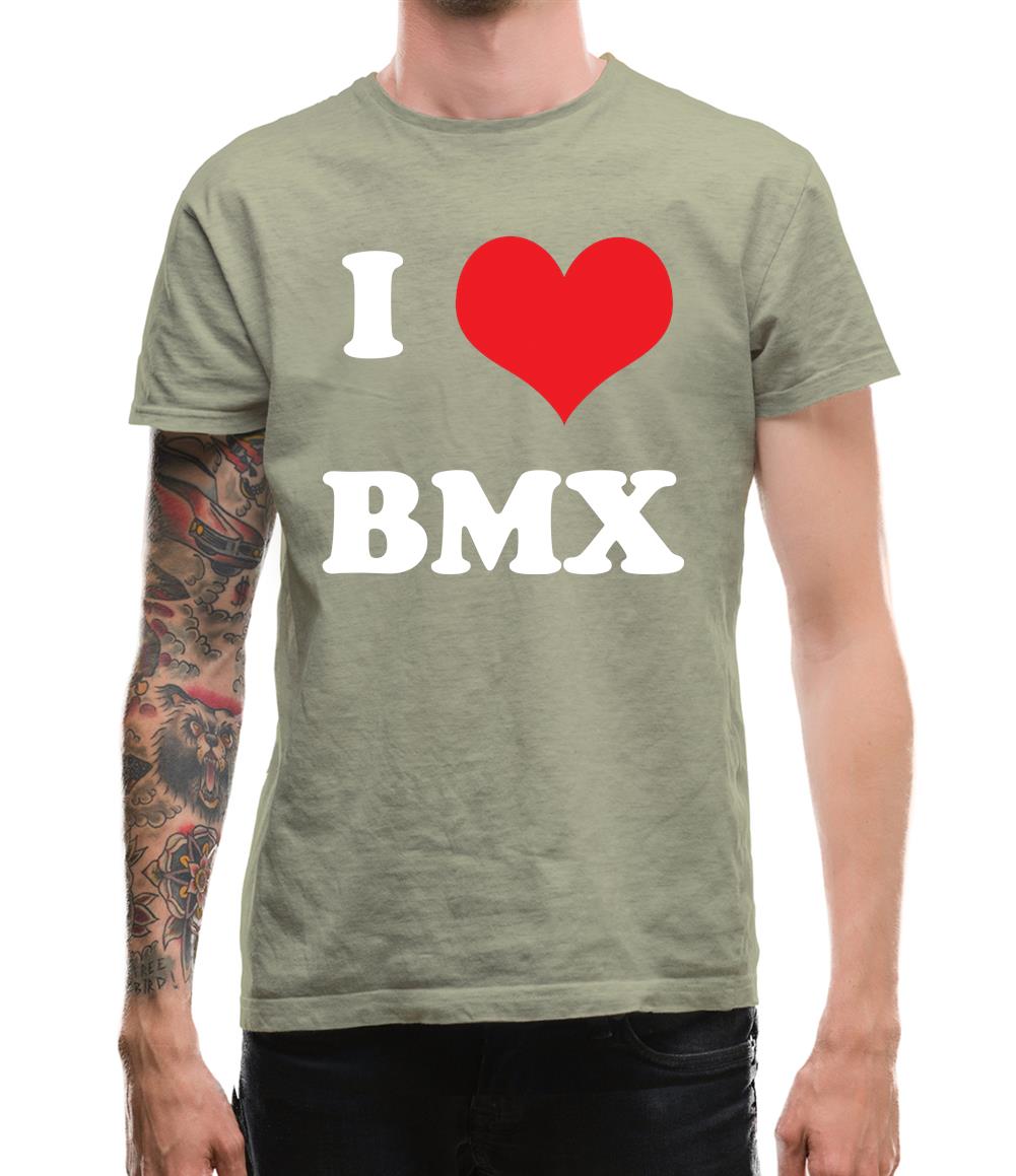 I Love Bmx Mens T-Shirt