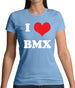 I Love Bmx Womens T-Shirt